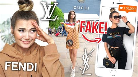 micro talking about fake work clothes|wearing designer knockoffs scam.